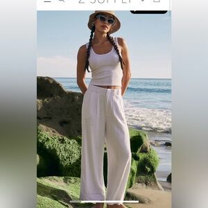 z supply farah linen pant size XS